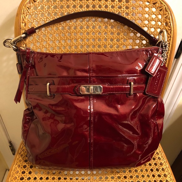 Coach Handbags - Coach Chelsea ashlyn patent f17861 crimson red bag